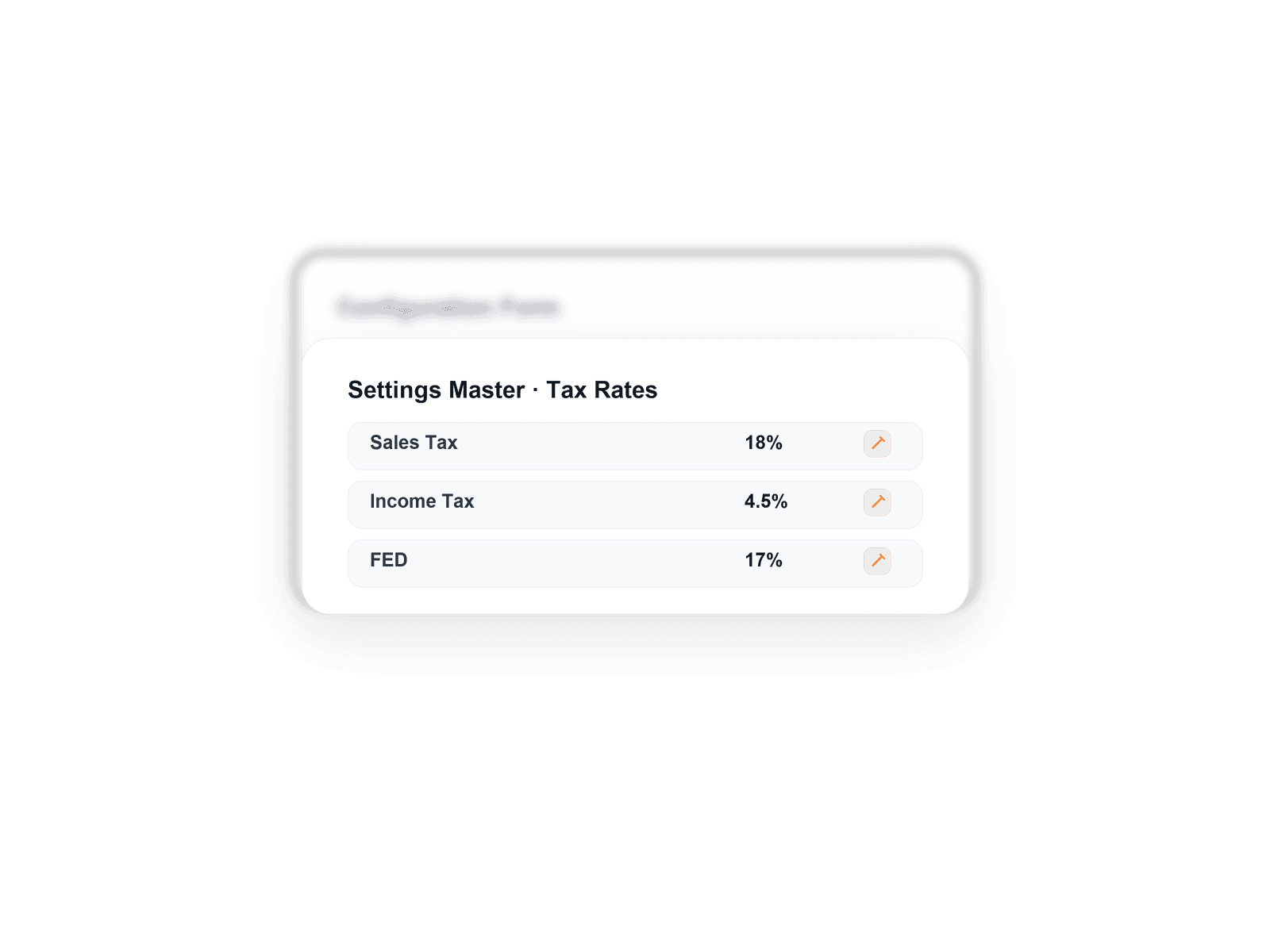 Configuration feature preview
