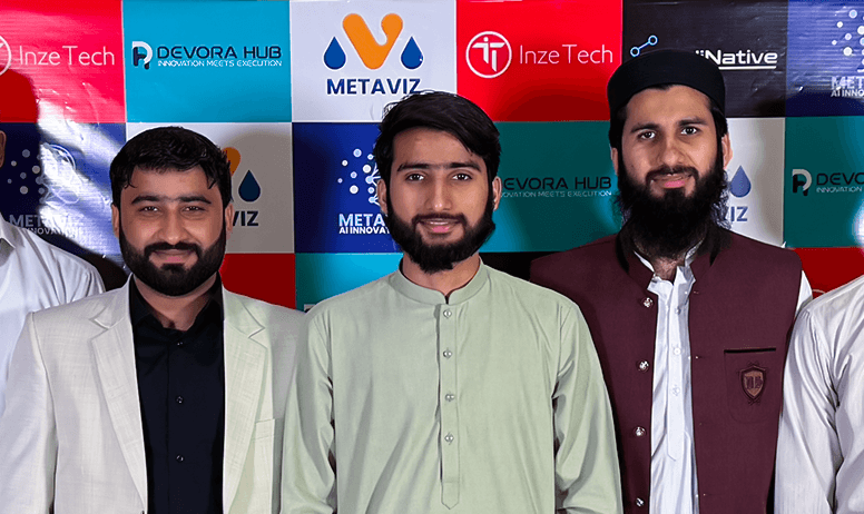 Pipetal founders at industry expo